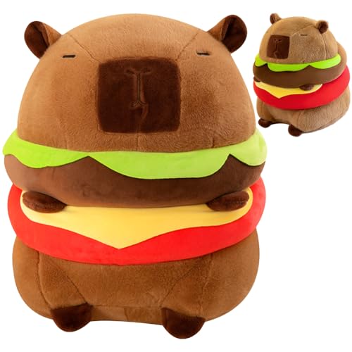 WENHYXG Capybara Plüschtier, Capybara Stofftier Niedlichen Capybara Plushies Plüschtier Stofftier Plüsch Capybara Stofftiere Spielzeug Animals Spielzeug Geburtstagsgeschenk für Kinder (30cm) von WENHYXG