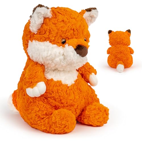 WENHYXG Fox Plüsch Spielzeug Kinderpuppe Kuscheltier Puppe Animal Plüschtier, Spielzeug Plüschpuppe für Kinder Erwachsene Weihnachten Geburtstag Geschenk 23cm von WENHYXG