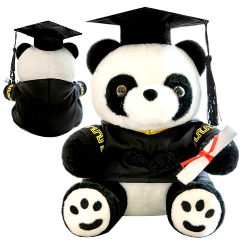 WENHYXG Panda Plüschtier, Plüsch Panda Plüsch Spielzeug Puppe Panda Kuscheltier Panda Puppe Stofftier Plüschtier Panda Stofftier Kissen Plüschfigur Kuscheltier Geschenke für Kinder (25cm) von WENHYXG