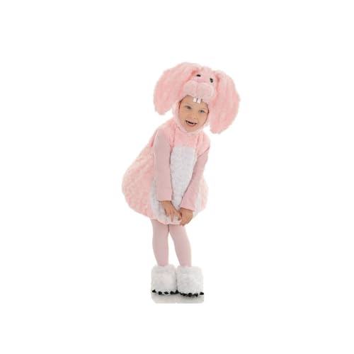 WERNZATT-Kleine Mädchen Halloween Cosplay Kostüm ärmellos mit Kapuze Kaninchen Outfit für thematische Party (Pink, 1-2T) von WERNZATT