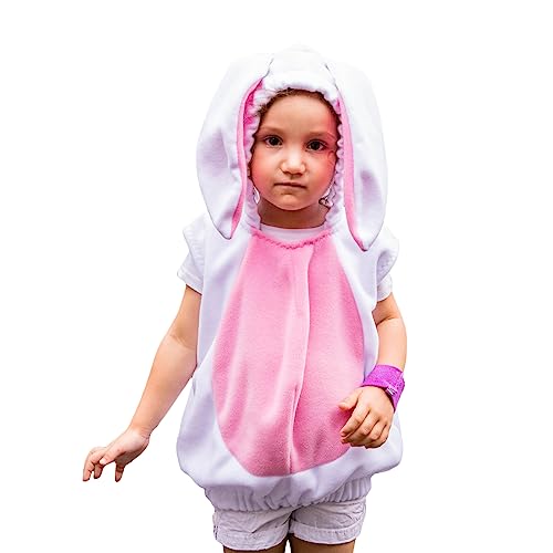 WERNZATT-Kleinkind Halloween Tier Kostüm Niedliche Kuh Lamm Hase Wal Kostüm Baby Strampler Cosplay Outfit (Bunny, 6-7 Years) von WERNZATT