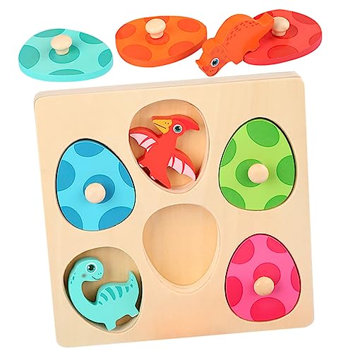 Dinosaurier-Puzzle Puzzle kinderpuzzle Funny Toys Kid Toys Toys knobeleien für Dinosaur Toys Dino Puzzle Streichholzpuzzle aus Holz hölzern Colorful WESIEVYA von WESIEVYA