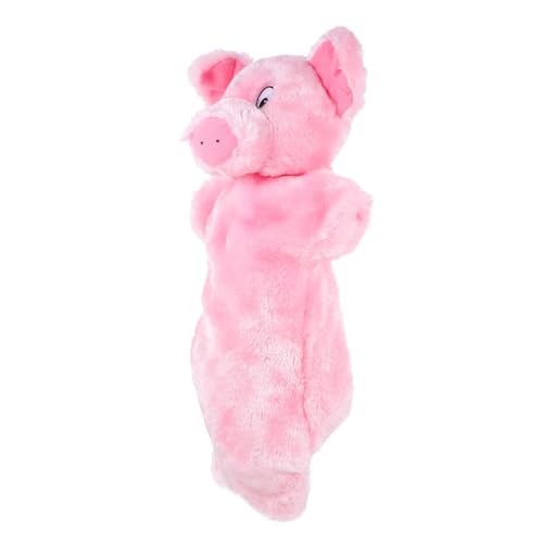 Schweinchen Handpuppe Kinderhandpuppe Interaktive Handpuppe Tierfreunde Handpuppen Handpuppe für Kinder Geschichtenerzählende Schweinepuppe realistisches Schweinespielzeug Plüsch WESIEVYA von WESIEVYA