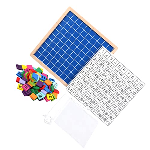 WESIEVYA 1 100 Pairing Digital Board Kinder Spielzeug Für Digitales Puzzle Rätsel Mathe-lehrmittel Colorful Hölzern von WESIEVYA