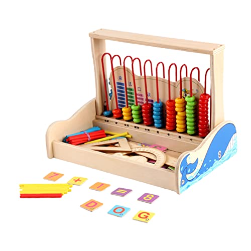 WESIEVYA 1 Satz Abakusständer Abacus for Abacus Toy Counting Toy Finger Exercise Toy Lernspielzeug für Kinder Kinderspielzeug Abakus aus Holz Abakus-Spielzeug aus Holz hölzern Colorful von WESIEVYA