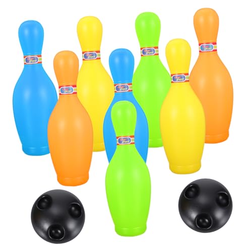 WESIEVYA 1 Satz Bowlingkugel Spielzeug Bowling-Spielzeug für Kinder Bowlingspielzeug Kinder Bowling Set Kinder kegelspiel Spielzeug für draußen Spielzeug Lernspielzeug für Kleinkinder von WESIEVYA