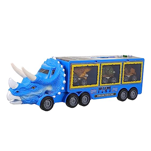 WESIEVYA 1 Satz Dinosaurier-LKW Kinder elektrofahrzeuge Kinderautos Kinder elektroauto kinderelektrofahrzeug Trägheitsauto-Spielzeug für Kinder Dinosaurier-Auto-Spielzeugmodell Plastik Blue von WESIEVYA