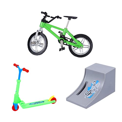 WESIEVYA 1 Satz Fingerrad Roller Für Kinder Finger-Scooter-Spielzeug Freizeit Schreibtischspiel Spielzeug Mini-Scooter Zusammenklappbares Rollerspielzeug Kinder+fahrräder Plastik Green von WESIEVYA