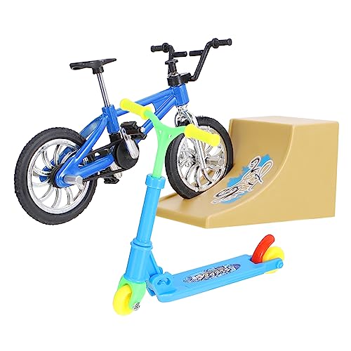 WESIEVYA 1 Satz Fingerrad Spielzeug für Kinder pädagogisches Fingerspielzeug Park-Kit kinderspielzeug Kinder Spielzeug Fingerscooter Fingerspitzen-Bewegungsspielzeug Aluminiumlegierung Blue von WESIEVYA