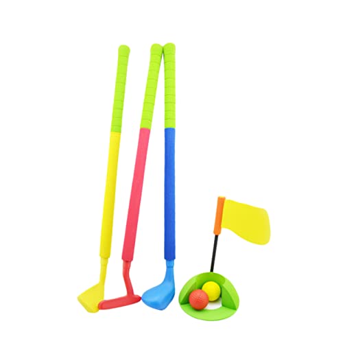 WESIEVYA 1 Satz Golfspielzeug Indoor-Outdoor-sportspielzeug Golf-Outfit Für Kleinkinder Outdoor-Spielzeug Für Kleinkinder Kinderclubs Kinderspielzeug Minispielzeug Für Kinder Plastik von WESIEVYA