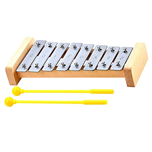 WESIEVYA 1 Satz Klavier Instrument Klaviatur Xylophon Glockenspiel Für Musical Musik Pädagogisches Schlagzeug Spielzimmerversorgung Kleinkindpercussion Metall von WESIEVYA