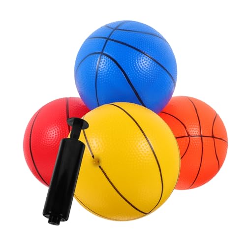 WESIEVYA 1 Satz Mini-Basketball Für Kinder Sportspiel Basketball Aufblasbarer Wasserball Indoor-Basketball Für Kinder Mini-wasserbälle Sport-Basketball Mini-basketballspielzeug Flummi PVC von WESIEVYA