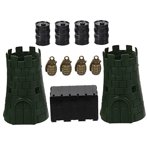 WESIEVYA 1 Satz Mini-militärzubehör Spielzeug Kinder Spielset Bausteine ​​für Kinder Spielzubehör Kinderversorgung Kinder Bausteine Kinderaccessoire Militärisches Modell Plastik von WESIEVYA