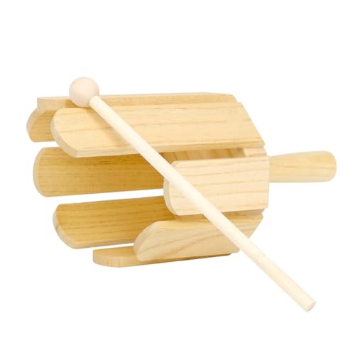 WESIEVYA 1 Satz Oktave aus massivem Holz -Instrumente einfaches Schlaginstrument Musikinstrumente für Kinder kinderinstrumente holzspielsachen Spielzeug Rhythmus-Percussion-Instrument von WESIEVYA