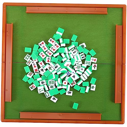 WESIEVYA 1 Satz Reise Freizeit Mahjong tragbares Mini-Mahjong-Spiel tragbares Schachbrett Reise Schachbrett majiang Kollege famaliguy Spielzeug Mini-Mahjong-Kit Reise-Mahjong Acryl von WESIEVYA