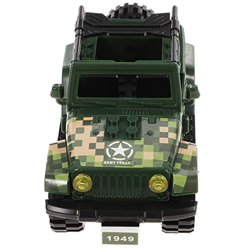 WESIEVYA 1 Satz SUV-Modell Zappeln Partygeschenke Für Kleinkinder Auto Handwerk Miniaturautomodell Desktop-Auto-Ornament -Handwerk Autoskulpturen Autoschmuck Green Plastik von WESIEVYA