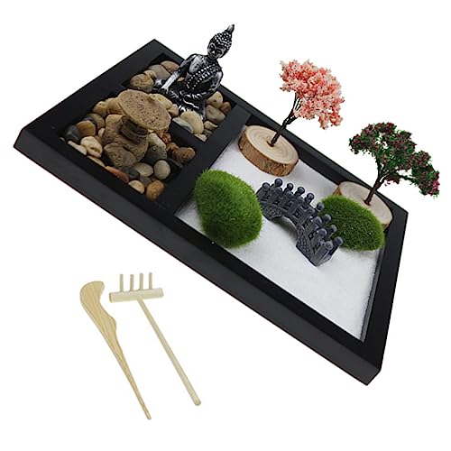 WESIEVYA 1 Satz Sandtischkunst bürodeko büro Dekoration Raumdekoration fleab Sandkasten- Japanischer Tabletop-Garten bastelset basteln Gartensandkasten schmücken Tischdekoration Harz von WESIEVYA