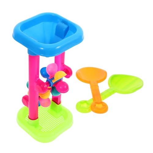 WESIEVYA 1 Satz Sanduhr Badespielzeug Für Kinder Spielzeug Wasserturm Sandtrichter Sandspielzeug Für Kleinkinder Sand-Wasser-siebtrichter Outdoor-spielset Tragbar Feiner Sand Rad Plastik von WESIEVYA