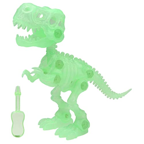 WESIEVYA 1 Satz Schraubendreher Dinosaurier Knochen-Actionfigur kleine leuchtende Dinosaurierspielzeuge Dinosaurierspielzeug für Kinder DIY Dinosaurierskelett Kinder Dinosaurier Skelette von WESIEVYA