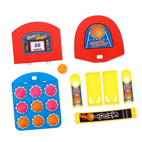 WESIEVYA 1 Satz Tischspiel Basketball Spiel Basketballkorb Für Kinder Finger-basketballspiel Basketball-fingerspiel Kinderspielzeug Desktop-Spielzeug Basketball-ballerspiel Colorful Plastik von WESIEVYA