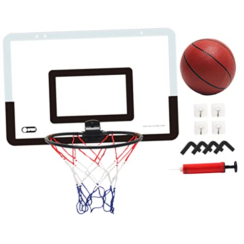 WESIEVYA 1 Satz Verschleißfestes Basketballset Für Kinder Lustiges Basketballspielzeug Indoor Basketballkorb Für Tür Mini Basketballkorb Spiel Für Haushalt von WESIEVYA