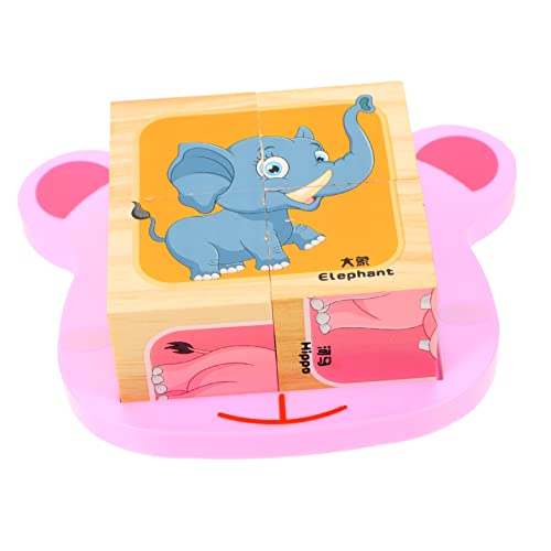 WESIEVYA 1 Satz Zauberwürfel-Puzzle Puzzle kinderpuzzle für игрушки для девочек gastgeschenk Kindergeburtstag Cartoon-Puzzles aus Holz lustige Holzpuzzles von WESIEVYA