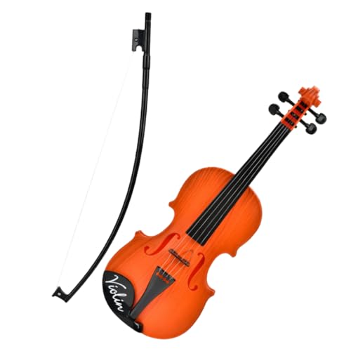 WESIEVYA 1 Satz simulierte Geige Musikinstrument für Kinder realistisches Geigenmodell Spielzeug für Kinder musikspielzeug Spielzeuge Kinderspielzeug Violine -Requisite dekorative Geige von WESIEVYA