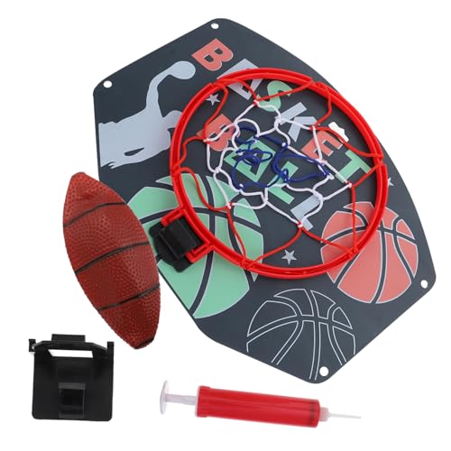 WESIEVYA 1 Set Basketball Spielzeug Büro Basketball Mülleimer Indoor Basketballspielzeug Kinder Übungsspielzeug Indoor Basketballkorb Wandhalterung Basketballkorb Basketball von WESIEVYA