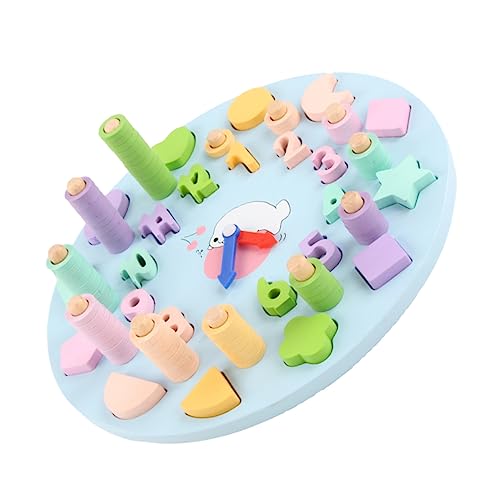 WESIEVYA 1 Set Form Zum Brett Uhr Spielzeug Frühes Lernspielzeug Kinder Puzzle Frühes Pädagogisches Spielzeug Passendes Form Spielzeug Kind Pädagogisches Spielzeug Interessantes von WESIEVYA