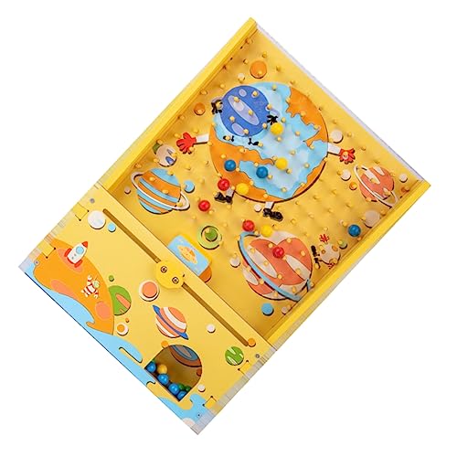 WESIEVYA 1 Set Holzballfänger Kinder Lernspielzeug Trainingsspiel Interaktives Labyrinthspiel Kinderspielzeug Eltern Kind Interaktives Spiel Catcher Spielmaschine Kinder Sportspielzeug von WESIEVYA