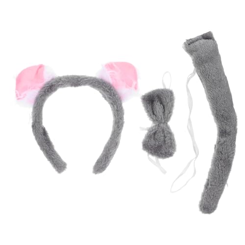 WESIEVYA 1 Set Set Koala Tier Kopfschmuck Cosplay Koala Koala Stirnband Koala Cosplay Prop Koala Ohren Stirnband Koala Kostüm Zubehör Cosplay Stirnbänder Schöne Stirnbänder Für von WESIEVYA