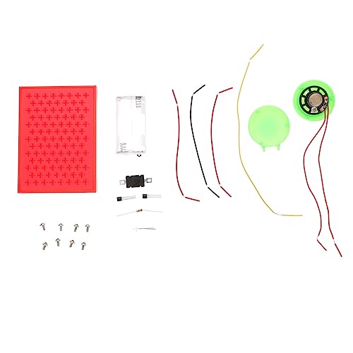 WESIEVYA 1 Set Simuliertes Material DIY Alarmsystem Motor Kit Lernspielzeug Feueralarm DIY Montagespielzeug Schaltung Für Kinder Elektrische Schaltung Projekt Kit DIY von WESIEVYA