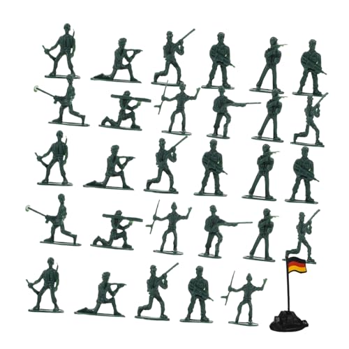 WESIEVYA 100St Mini-Soldatenmodell Figuren Spielzeug Toy Soldier Spielzeug Soldaten Figuren Armee Spielzeug Kinderfiguren Miniaturszenen Menschenmodelle Minifigur Plastik von WESIEVYA