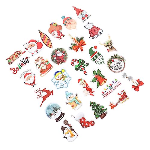 WESIEVYA 100St Notebook-Aufkleber DIY Sammelalbum Weihnachtsaufkleber für Kinder Scrapbooking Sticker Scrapbook Stickers tapetenablöser weihnachtsaufkleber selber Machen Scrapbook-Aufkleber von WESIEVYA