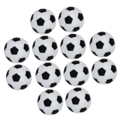 WESIEVYA 12 Stücke Mini Tischfußball Bälle 23mm Stabile Fußbälle für Jungen und Mädchen Tisch Spiel Zubehör Fußball Ersatz von WESIEVYA