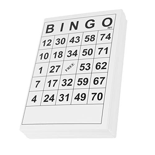 WESIEVYA 120st Bingo-Karte Bingokarten-Spielzeug Zahlenspielzeug Für Kinder Bingokarten Für Kinder Kindergarten-Bingo-Spiel Kinder Tylonal Bingo-Spielzeug Kinder Karten Beschichtetes Papier von WESIEVYA