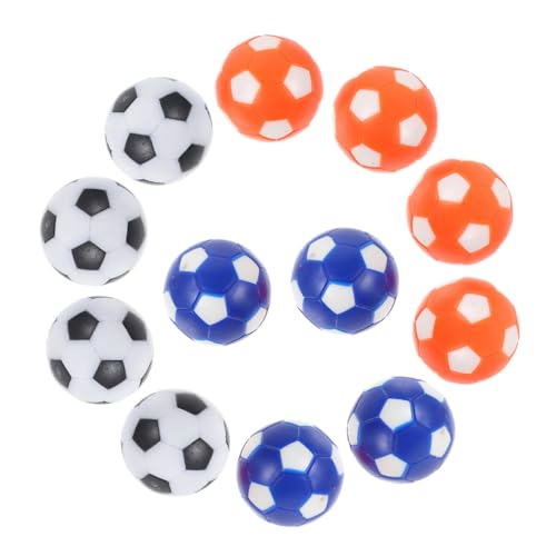 WESIEVYA 12St Mini-Tischfußballmaschine Fußballkarten Multi-Spieltisch Fußbälle Sport tischfussballtisch Foosball Tischfußballball Zubehör für Tischspiele Hüften (umweltfreundliches Harz) von WESIEVYA