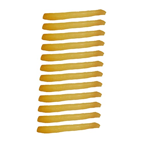 WESIEVYA 12St Simulation Pommes Frites Pommes-Modell Tu so, als würdest du Pommes Frites Spielen künstliche Nahrung Kinder Plastik Chips wohnungsdeko simulierte Chips lebensechte Pommes PVC von WESIEVYA