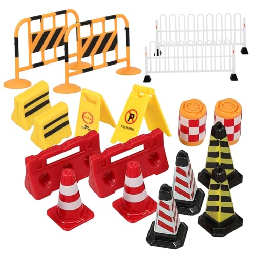 WESIEVYA 18stücke Teiliges Miniatur Verkehrszeichen Und Straßensperren Für Lernspielzeug Verkehrssicherheit Und Kritischem Denken Für Rollenspiele Und Verkehrsthemen WESIEVYA 18stücke Teiliges Miniatur Verkehrszeichen Und Straßensperren Für Lernspielzeug Verkehrssicherheit Und Kritischem Denken Für Rollenspiele Und Verkehrsthemen von WESIEVYA