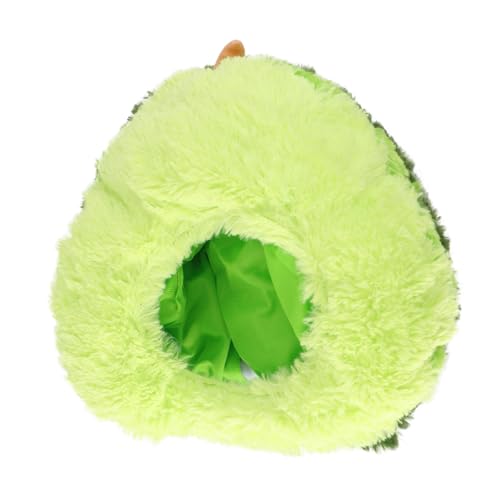 WESIEVYA 1Stk Avocado-Kopfbedeckung Plüsch-Fotohüte Kostüm Obst-Cosplay-Hut plüschhut aqua tint halloween deko Kopfbedeckung für die Party Plüsch-Fruchtkappe Plüsch und pp Baumwolle Green von WESIEVYA