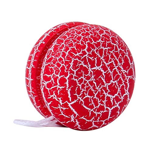 WESIEVYA 1Stk -Ball Yoyo Ball Anfänger yoyo leuchten automatische Rückkehr yoyo - ja Spielzeug für Kinder kinderspielzeug Jo-Jo-Spielzeug aus Holz Cartoon- -Spielzeug Bambus rot von WESIEVYA