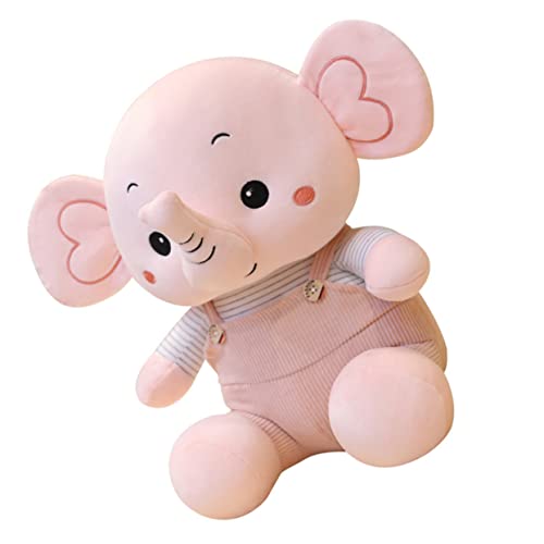 WESIEVYA 1Stk Elefantenpuppe Spielzeug Kinder Puppen kostã¼me fã¼r plüschtiere Toy Plüschpuppe tierische Plüschtierpuppe Stofftierpuppe Schönes Plüschtier Super weicher Kurzplüsch Rosa von WESIEVYA