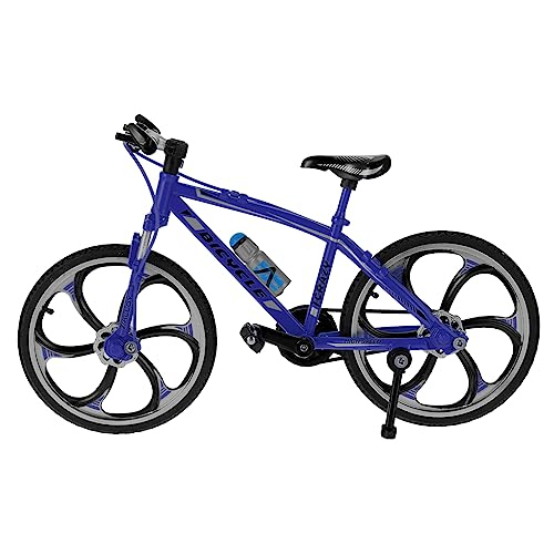 WESIEVYA 1Stk Fingerrad Fingerfahrradspielzeug Fahrzeugmodelldekoration Fingerspielzeug Finger Fahrrad leuchtspielzeug Alu-Fingerbike Fingerspitzenbewegungsspielzeug Ferrolegierung Blue von WESIEVYA