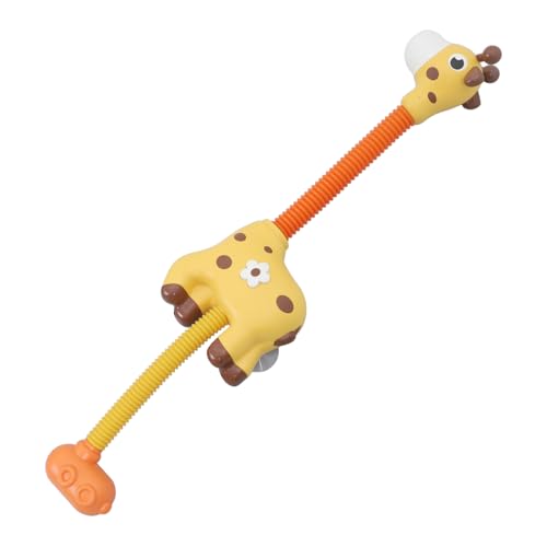 WESIEVYA 1Stk Giraffen-Duschkopf Giraffenbad für Kinder Badewanne Dusche Spielzeug Tierdusche Kinder wasserspielzeug kinderwasserspielzeuge Cartoon-Sprinkler Duschspielzeug Plastik Yellow von WESIEVYA