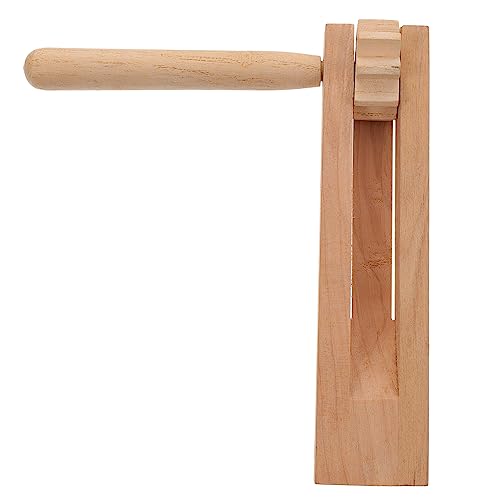 WESIEVYA Holz-Resonanzboden Ratschen-Geräuschmacher traditionelles Matraca-Spielzeug Hand-Percussion-Musikinstrument sicher und robust für Kinder von WESIEVYA