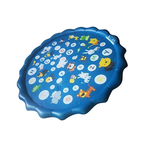 WESIEVYA 1Stk umweltfreundliche aufblasbare Matte Rasensprengermatte Poolmatte Spielmatte Aufblasbares Sprinklerpad Sprinkler Matte für Kinder Spielzeug aufblasbare Unterlage für Kinder von WESIEVYA