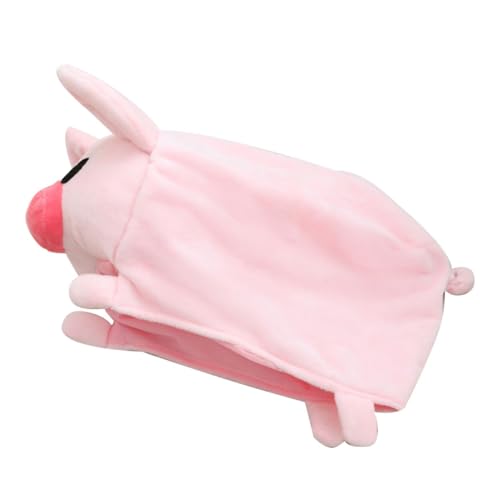 WESIEVYA 1stk Schweinekopfbedeckung Tierischer Cosplay-hut Kinder Stirnbänder Schweineohr-kopfbedeckung Kleid Für Kinder Performance-hut Hüte Für Nutztiere Plüsch Und Pp Baumwolle Rosa von WESIEVYA