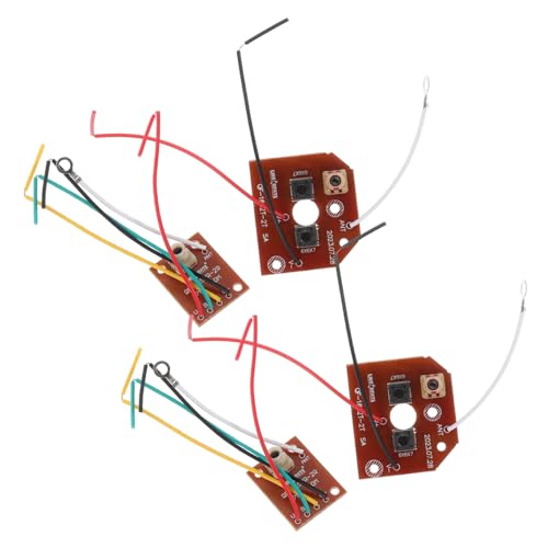 WESIEVYA 2 Sätze Fernbedienungsmodul DIY-empfängerplatine Rc-Spielzeug Zum Selbermachen Rc-car-empfängerplatine Sender Für Rc Auto Rc-car-modul Fernsender-empfängerplatine Kupfer von WESIEVYA