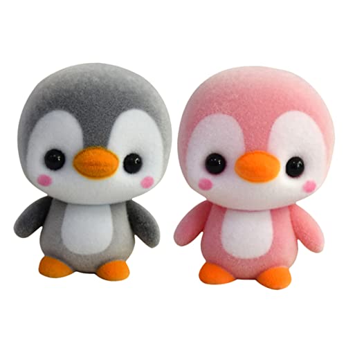 WESIEVYA 2 Stück Pinguin Plüschpuppe Babypuppe Spielzeug Zum Plüschtier Pinguin Stofftier Plüsch Pinguin Puppen Stoff Pinguin Puppe Stoff Pinguin Spielzeug Plüsch Pinguin Spielzeug von WESIEVYA