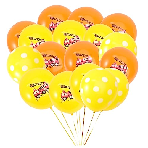 WESIEVYA 20 Stück 12 Bausatz Für Partyballons Punktballons Gefälligkeiten Für Geburtstagsfeiern Autos Ballons Latexballons Zubehör Für Partydekoration von WESIEVYA